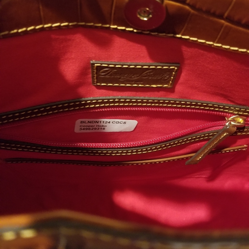 Dooney & Bourke Cooper Croc Hobo Shoulder Bag NWT - Picture 10 of 16